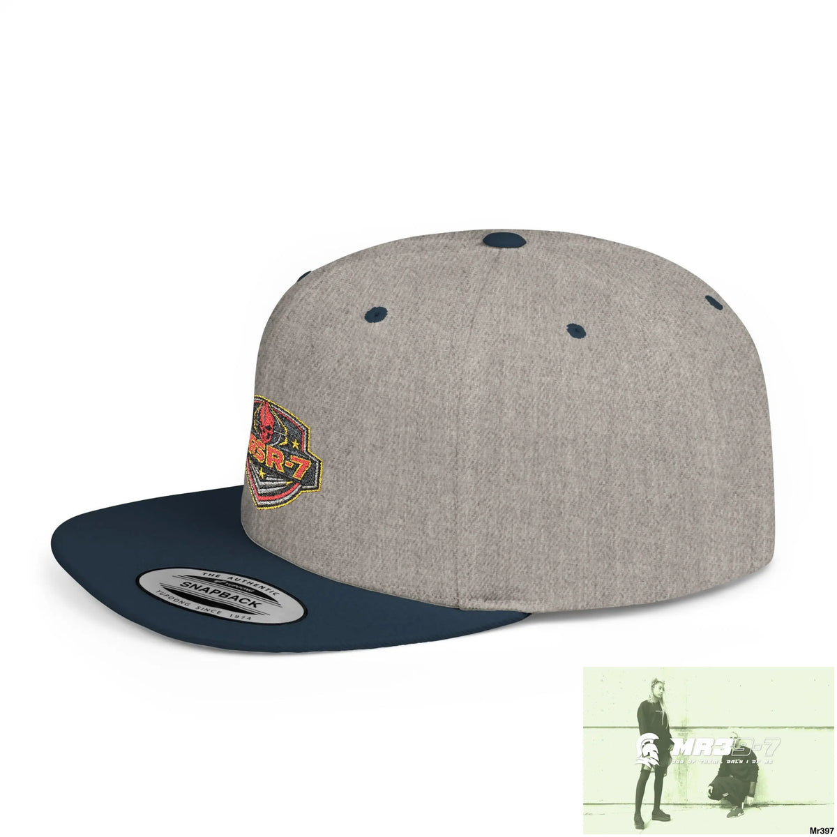 Snapback Hat — TRSR-7 Black Ops - SoCom Retro Logo Flat-Bill Cap Hats