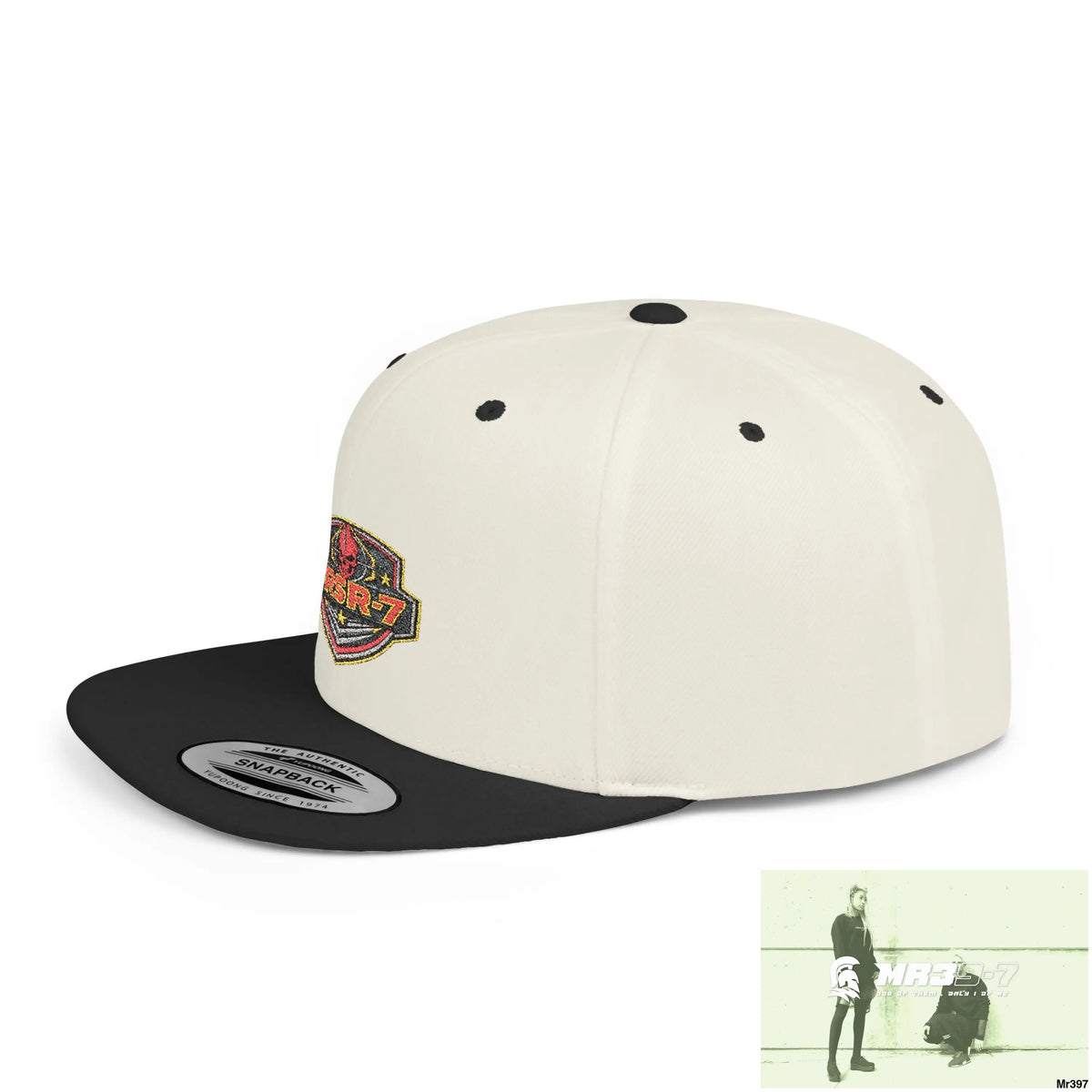 Snapback Hat — TRSR-7 Black Ops - SoCom Retro Logo Flat-Bill Cap Hats