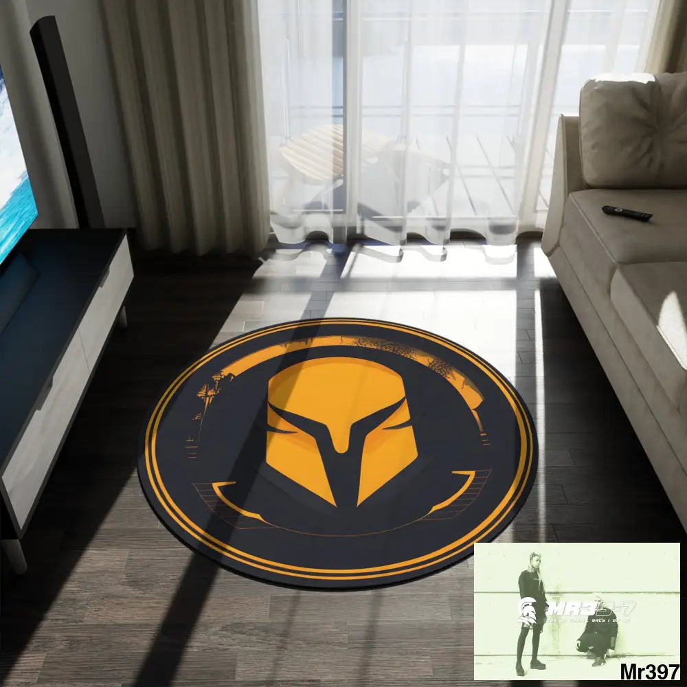 Sparta Round Rug 60’’ × 60’’ Home Decor