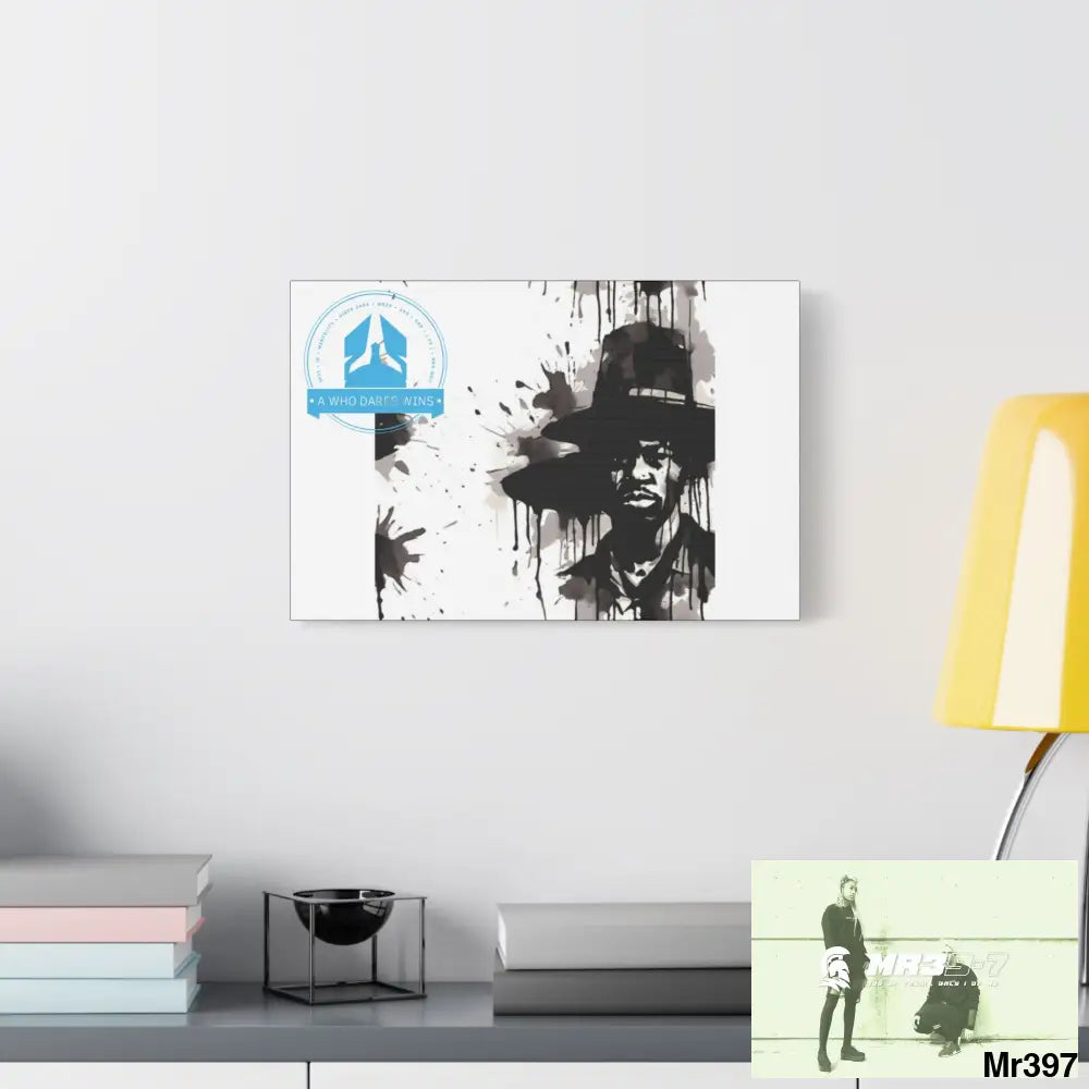 Stylish Stretched Canvas Art Print A1 WDW Banksy stye Kenya 2015 trip no 12 Retro Home Decor Tropical Vibes Wall Art