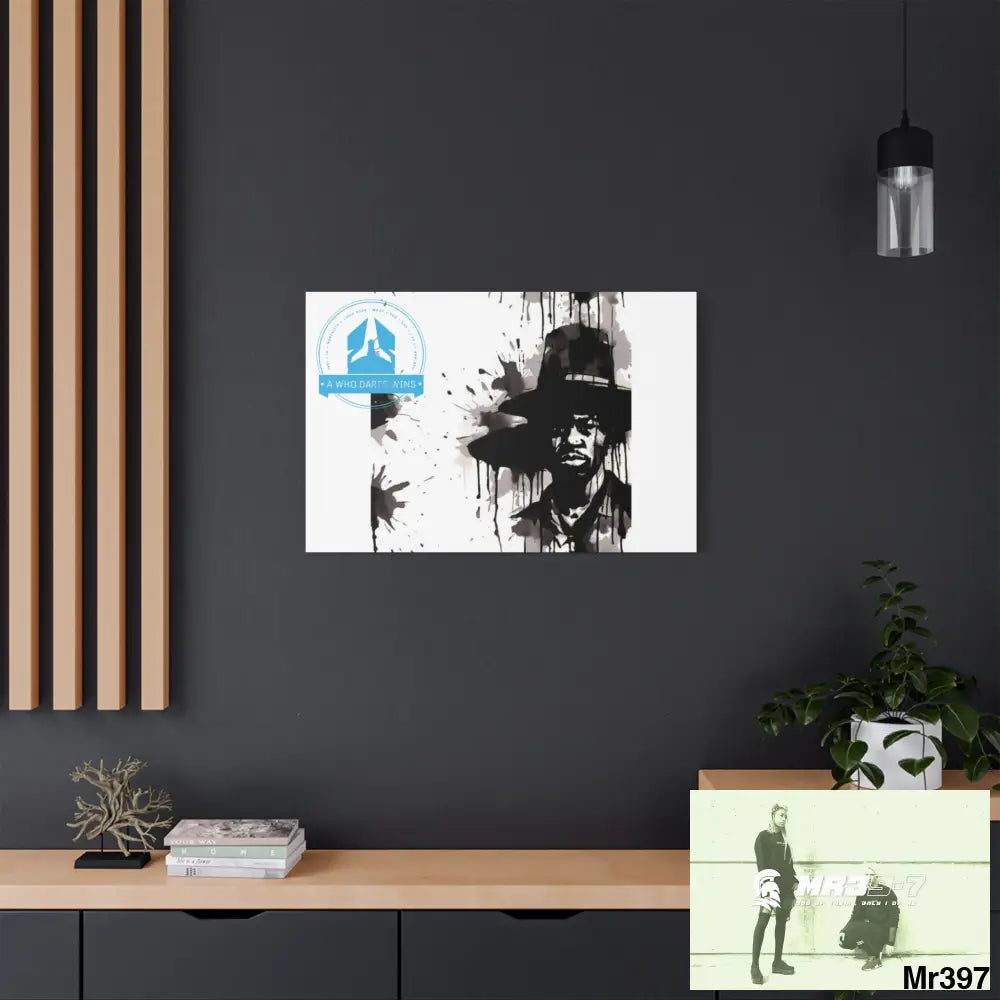 Stylish Stretched Canvas Art Print A1 WDW Banksy stye Kenya 2015 trip no 12 Retro Home Decor Tropical Vibes Wall Art