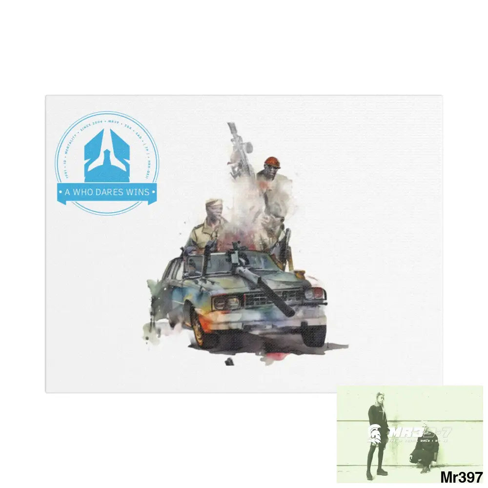 Stylish Stretched Canvas Art Print A1 WDW Banksy stye Kenya 2015 trip no 12 Retro Home Decor Tropical Vibes Wall Art