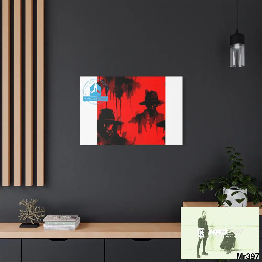 Stylish Stretched Canvas Art Print A1 WDW Banksy stye Kenya 2015 trip no 13 Retro Home Decor Tropical Vibes Wall Art