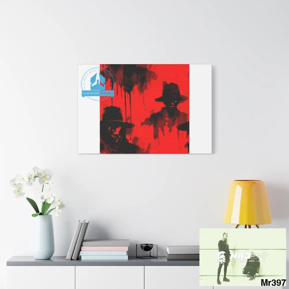 Stylish Stretched Canvas Art Print A1 WDW Banksy stye Kenya 2015 trip no 13 Retro Home Decor Tropical Vibes Wall Art