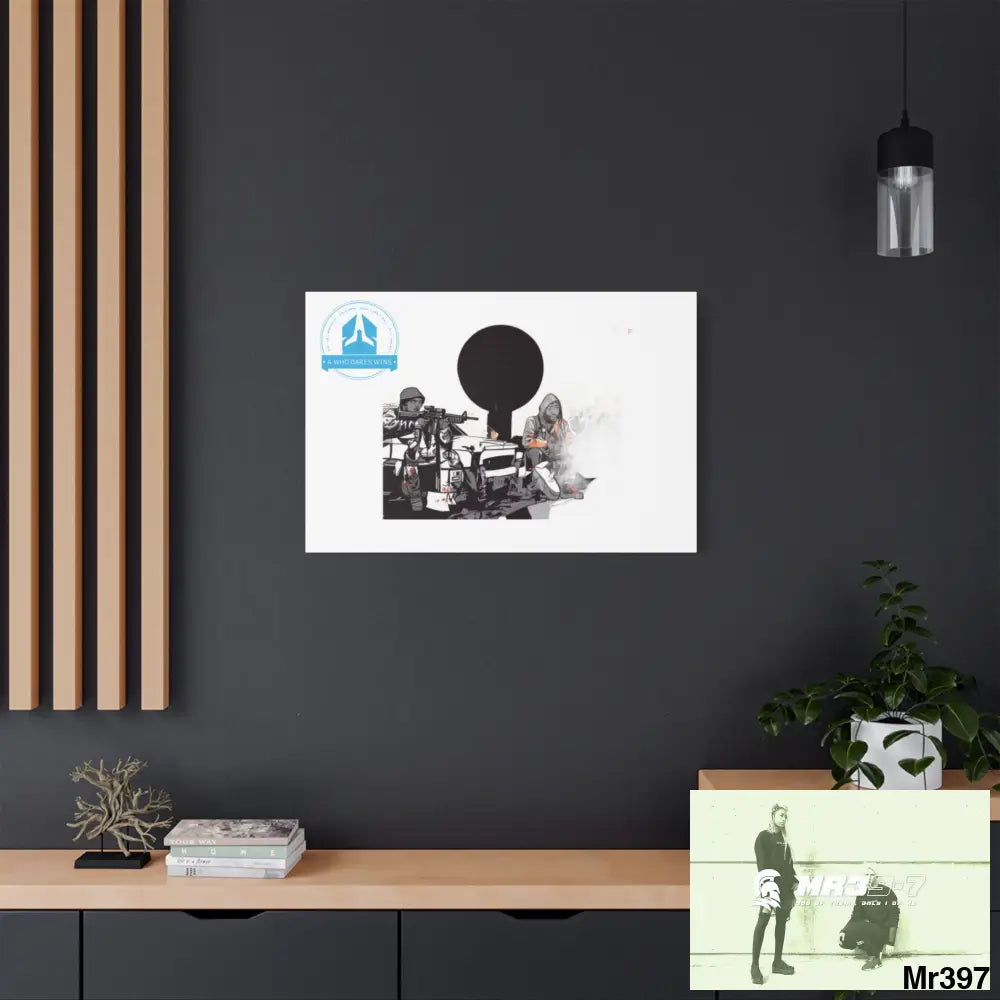 Stylish Stretched Canvas Art Print A1 WDW Banksy stye Kenya 2015 trip no 31 Retro Home Decor Tropical Vibes Wall Art