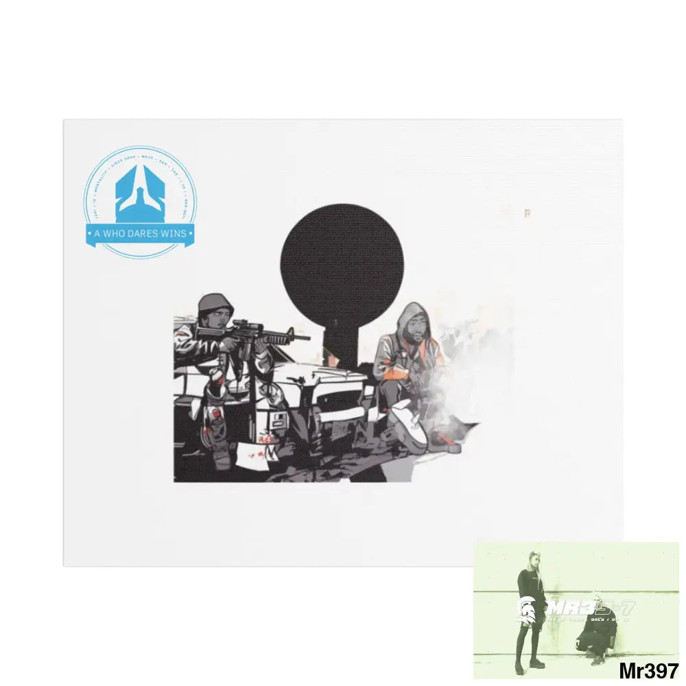 Stylish Stretched Canvas Art Print A1 WDW Banksy stye Kenya 2015 trip no 31 Retro Home Decor Tropical Vibes Wall Art