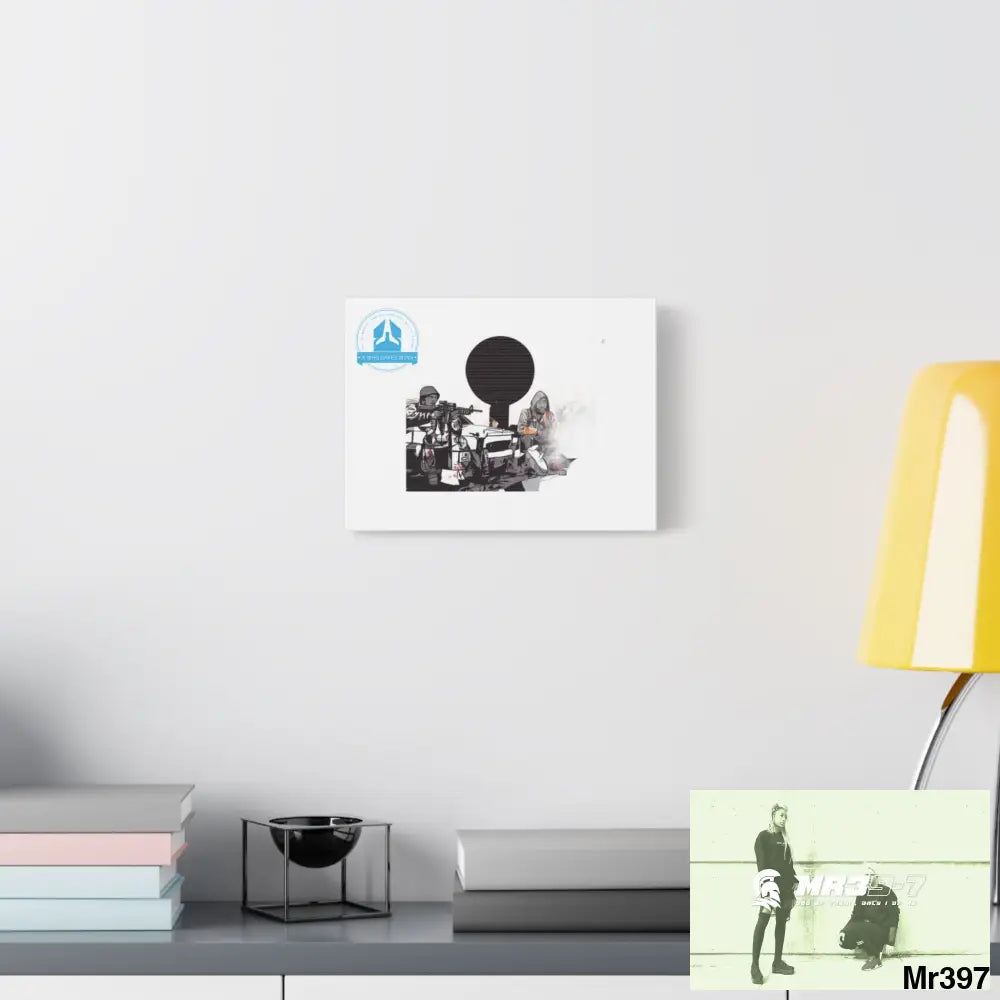 Stylish Stretched Canvas Art Print A1 WDW Banksy stye Kenya 2015 trip no 31 Retro Home Decor Tropical Vibes Wall Art