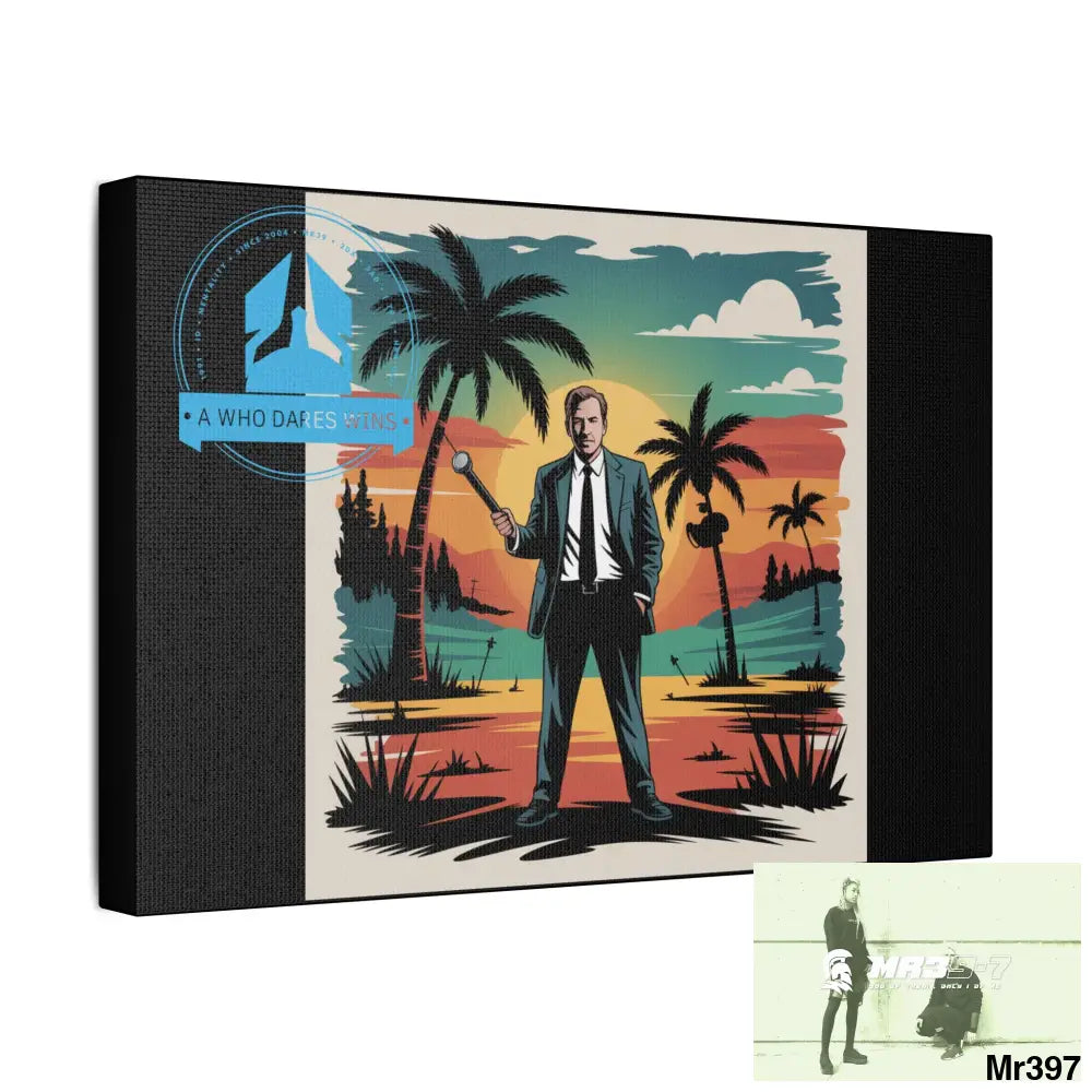 Stylish Stretched Canvas Art Print A1 WDW Banksy stye Kenya 2015 trip no 7 Retro Home Decor Tropical Vibes Wall Art