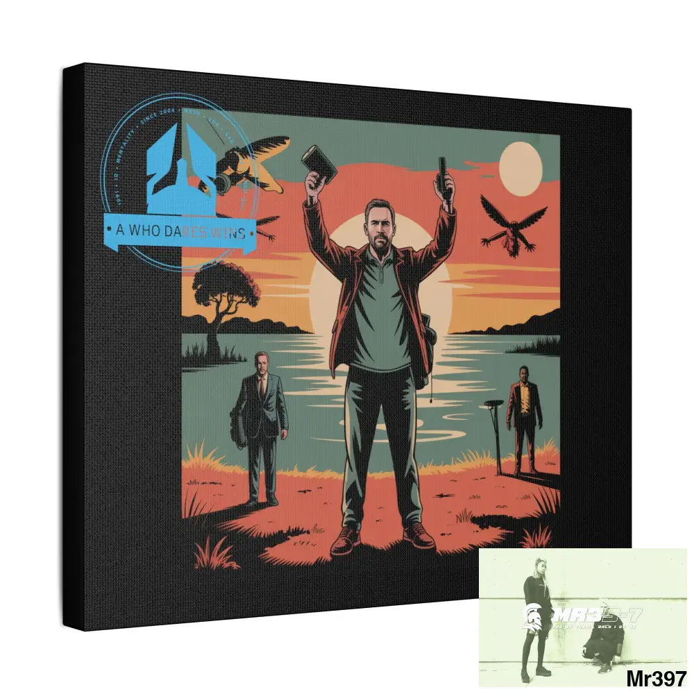 Stylish Stretched Canvas Art Print A1 WDW Banksy stye Kenya 2015 trip no 8 Retro Home Decor Tropical Vibes Wall Art