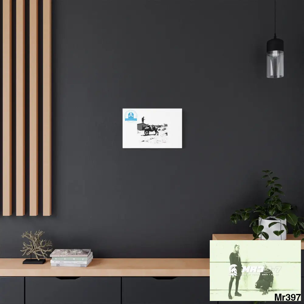 Stylish Stretched Canvas Art Print A1 WDW Banksy stye Kenya 2015 trip no 9 Retro Home Decor Tropical Vibes Wall Art