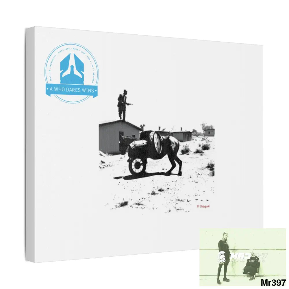 Stylish Stretched Canvas Art Print A1 WDW Banksy stye Kenya 2015 trip no 9 Retro Home Decor Tropical Vibes Wall Art