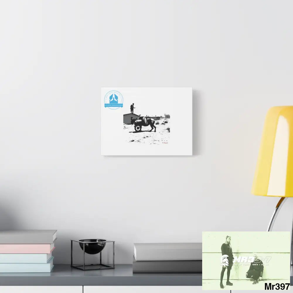 Stylish Stretched Canvas Art Print A1 WDW Banksy stye Kenya 2015 trip no 9 Retro Home Decor Tropical Vibes Wall Art