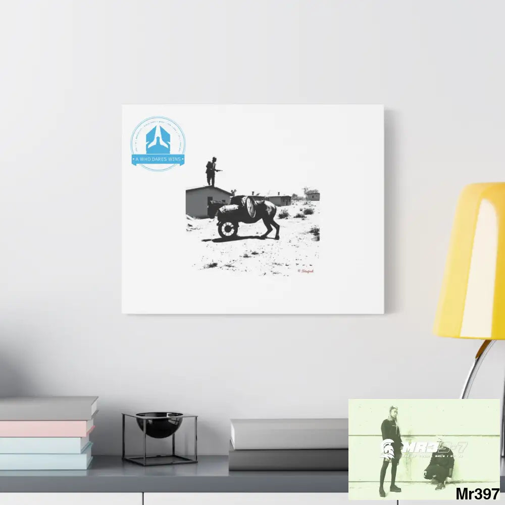 Stylish Stretched Canvas Art Print A1 WDW Banksy stye Kenya 2015 trip no 9 Retro Home Decor Tropical Vibes Wall Art