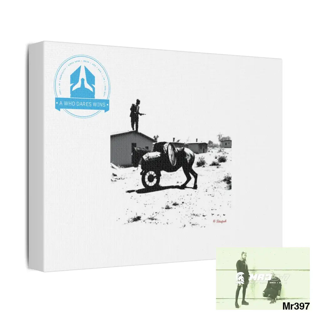 Stylish Stretched Canvas Art Print A1 WDW Banksy stye Kenya 2015 trip no 9 Retro Home Decor Tropical Vibes Wall Art