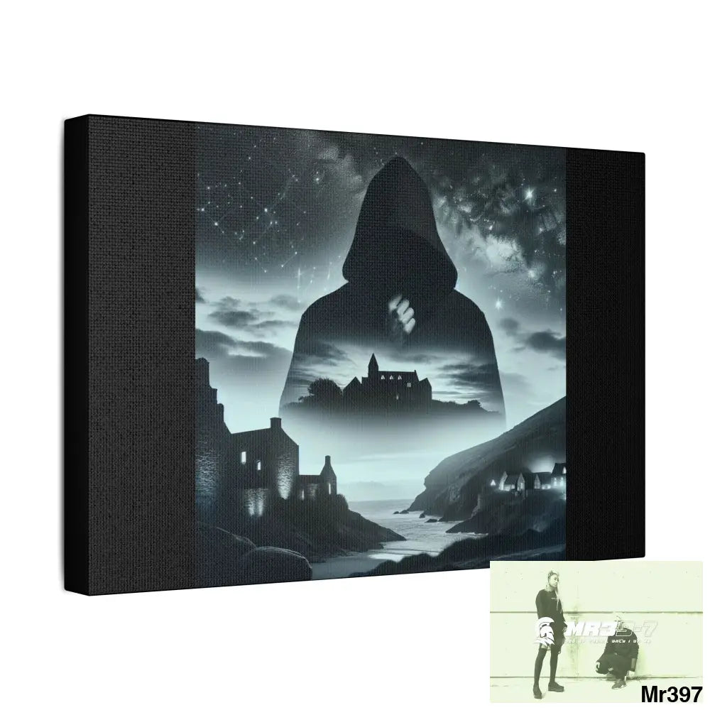 Stylish Stretched Canvas Art Print A1 WDW Banksy style Gwynedd 20x 12 Canvas