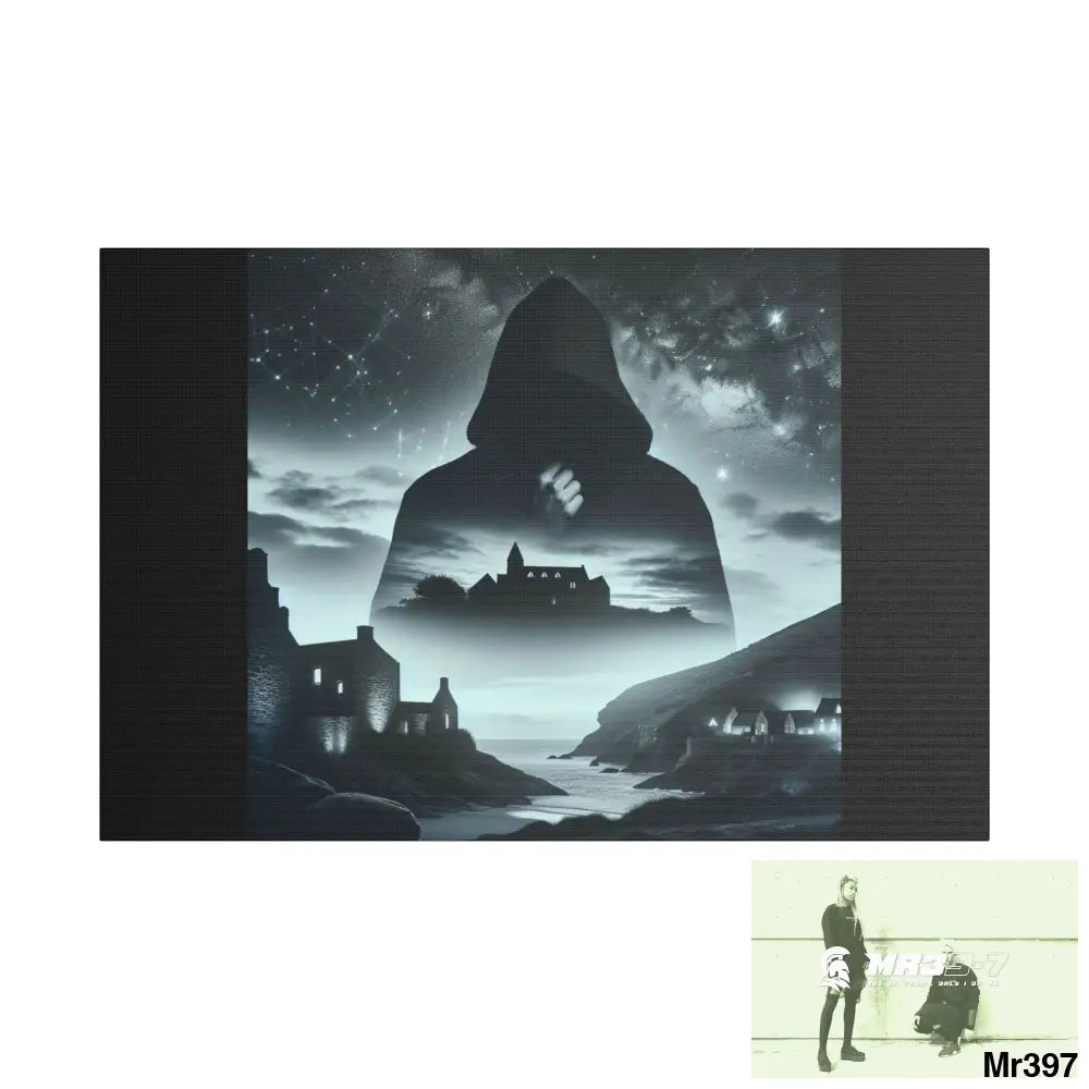 Stylish Stretched Canvas Art Print A1 WDW Banksy style Gwynedd 20x 12 36″ x 24″ (Horizontal) / 1.5’’ Canvas