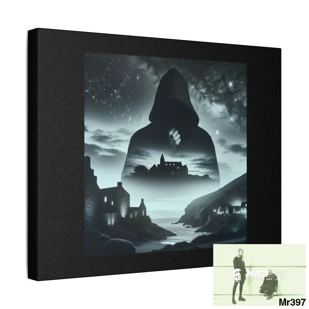 Stylish Stretched Canvas Art Print A1 WDW Banksy style Gwynedd 20x 12 Canvas