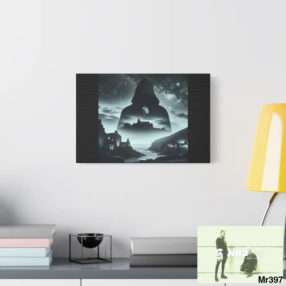 Stylish Stretched Canvas Art Print A1 WDW Banksy style Gwynedd 20x 12 Canvas