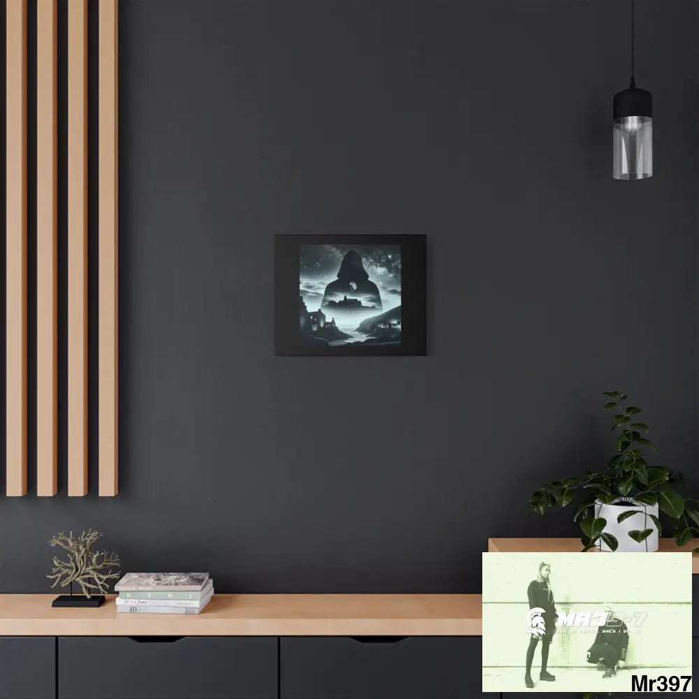 Stylish Stretched Canvas Art Print A1 WDW Banksy style Gwynedd 20x 12 Canvas