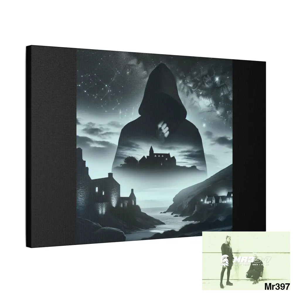 Stylish Stretched Canvas Art Print A1 WDW Banksy style Gwynedd 20x 12 Canvas