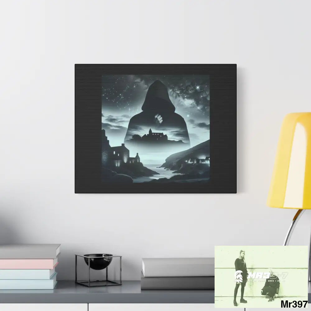 Stylish Stretched Canvas Art Print A1 WDW Banksy style Gwynedd 20x 12 Canvas