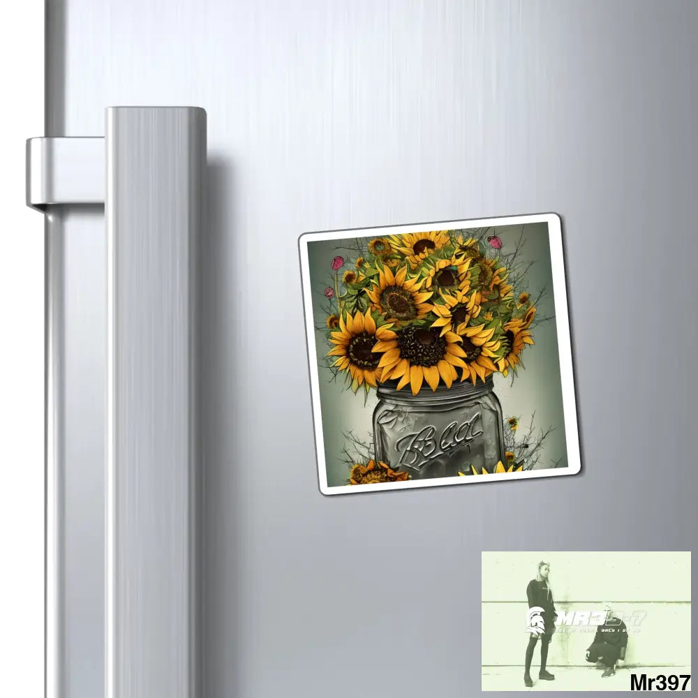 Summer sunflowers Magnet Paper products