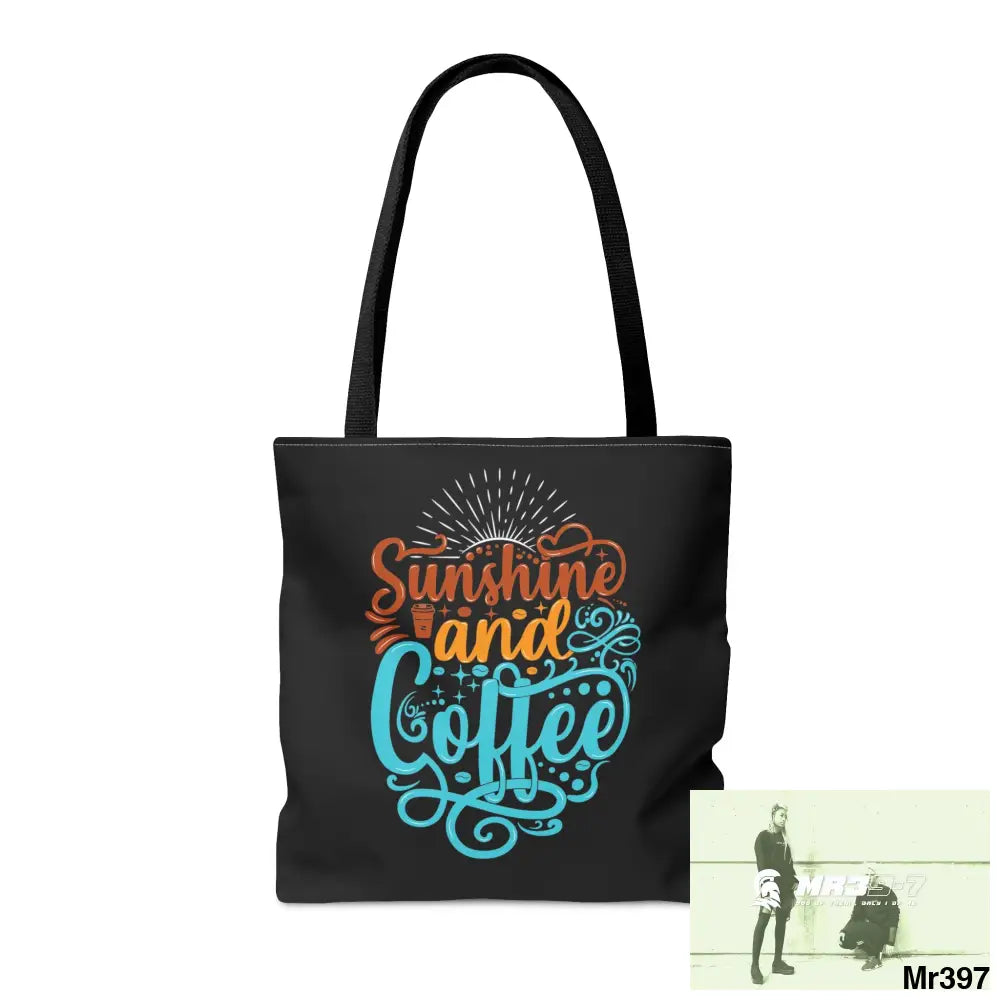 Sunshine & Coffee Tote Bag (AOP) Bags
