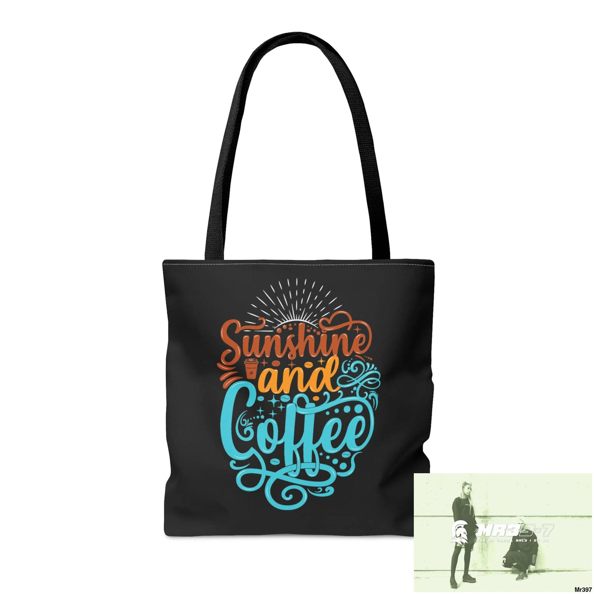 Sunshine & Coffee Tote Bag (AOP) Bags