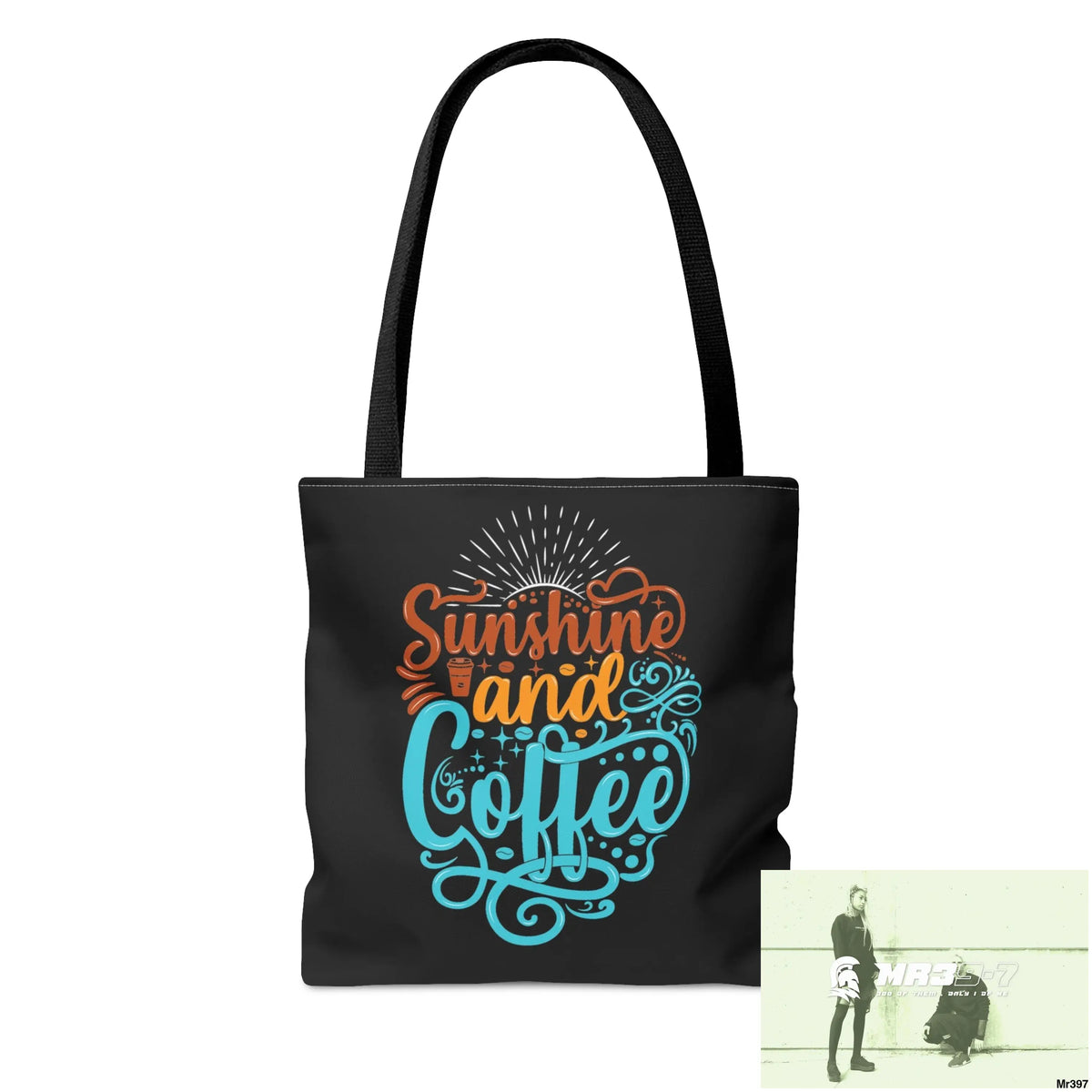 Sunshine & Coffee Tote Bag (AOP) Bags