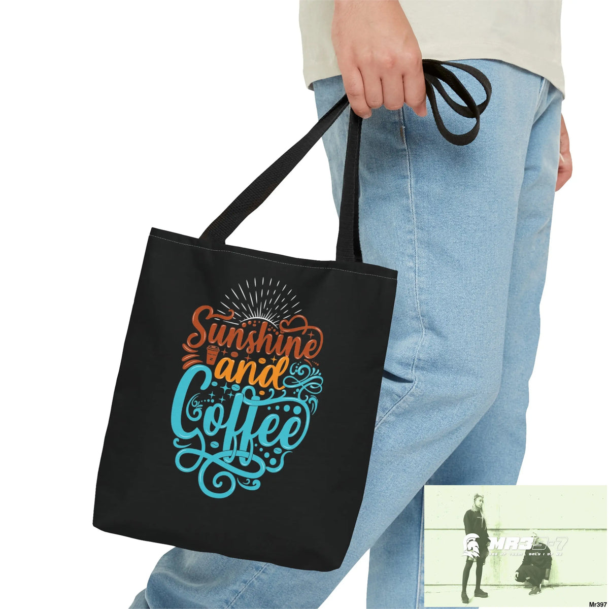 Sunshine & Coffee Tote Bag (AOP) Bags