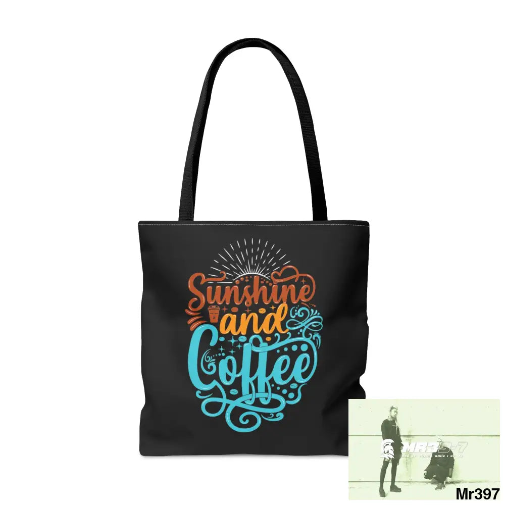 Sunshine & Coffee Tote Bag (AOP) Bags