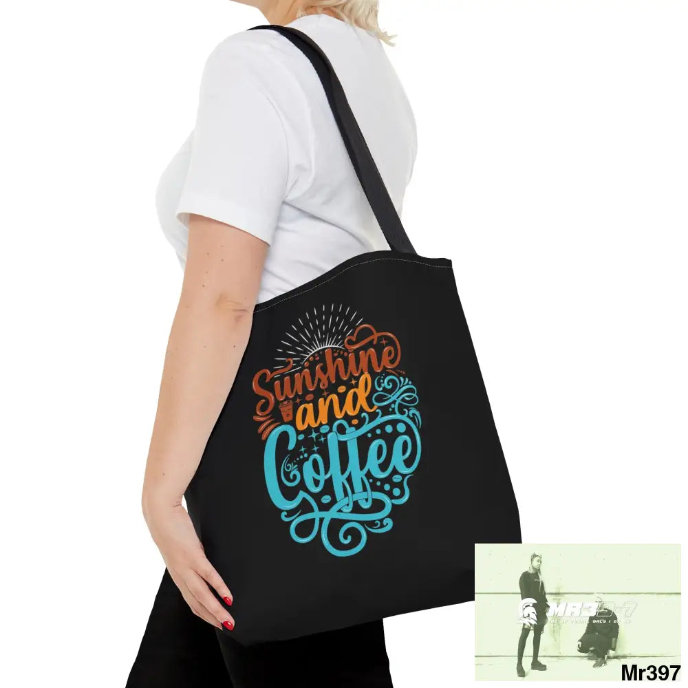 Sunshine & Coffee Tote Bag (AOP) Bags