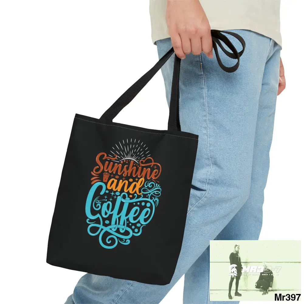 Sunshine & Coffee Tote Bag (AOP) Bags