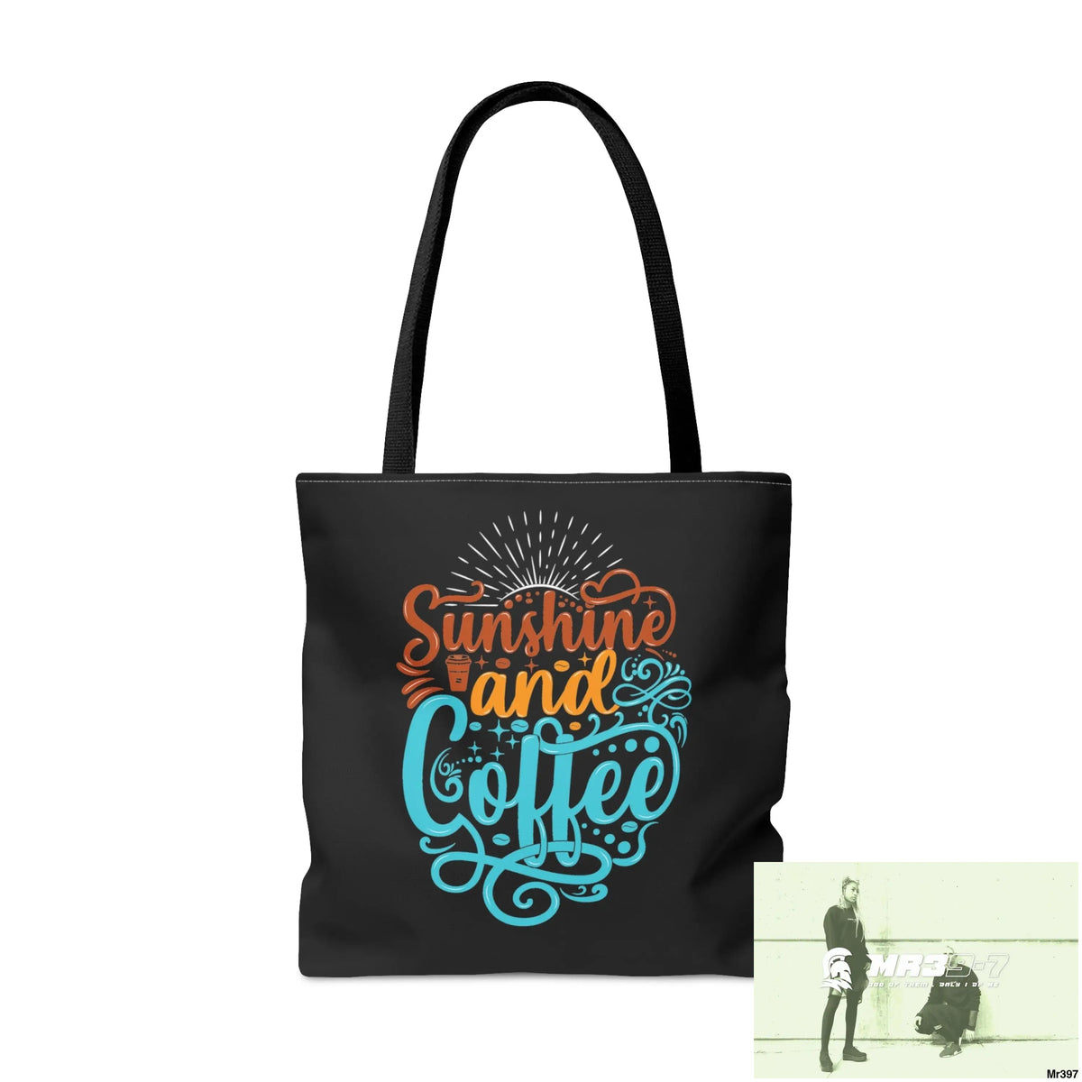 Sunshine & Coffee Tote Bag (AOP) Bags