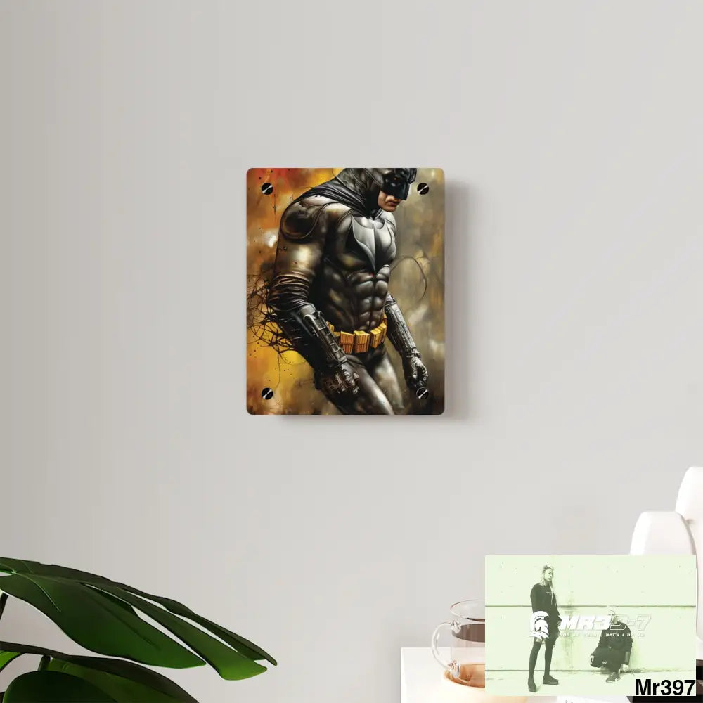 Super Resolution Batpain Steampunk Graphic Acrylic Wall Art Panels Home Decor
