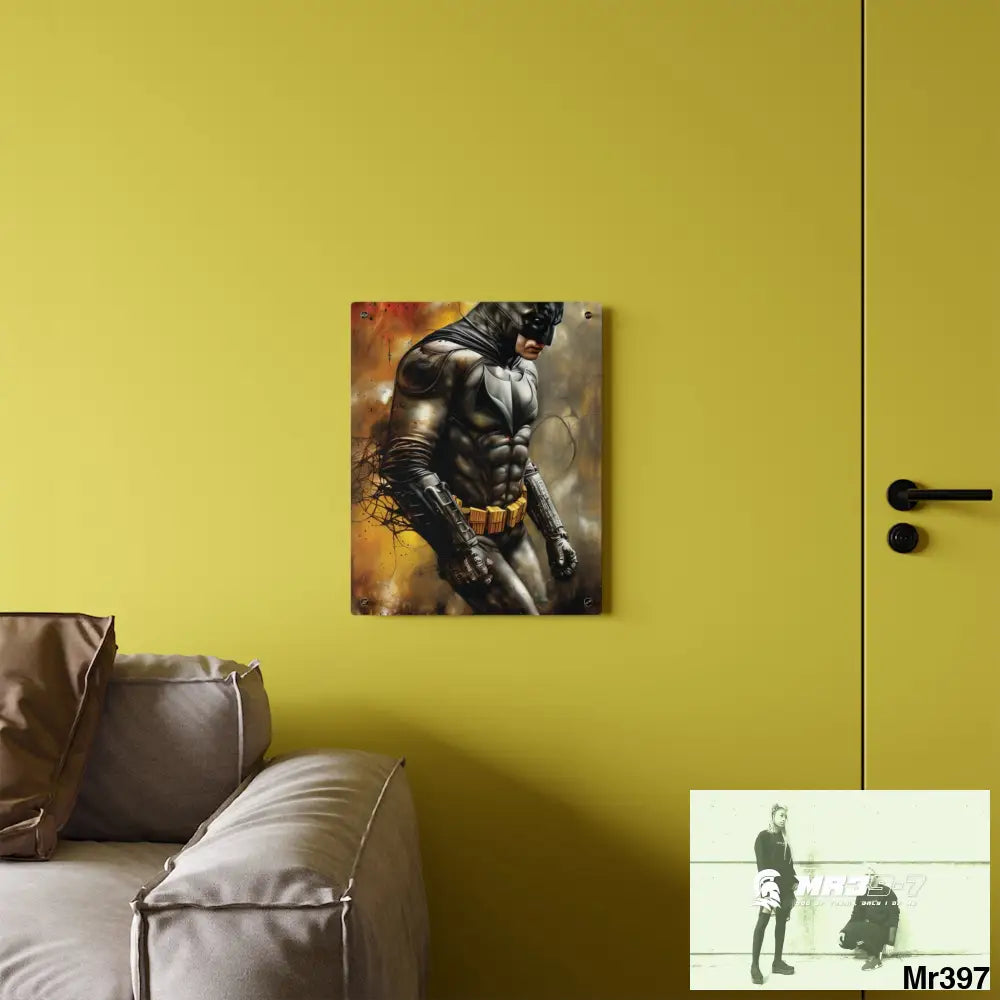 Super Resolution Batpain Steampunk Graphic Acrylic Wall Art Panels Home Decor