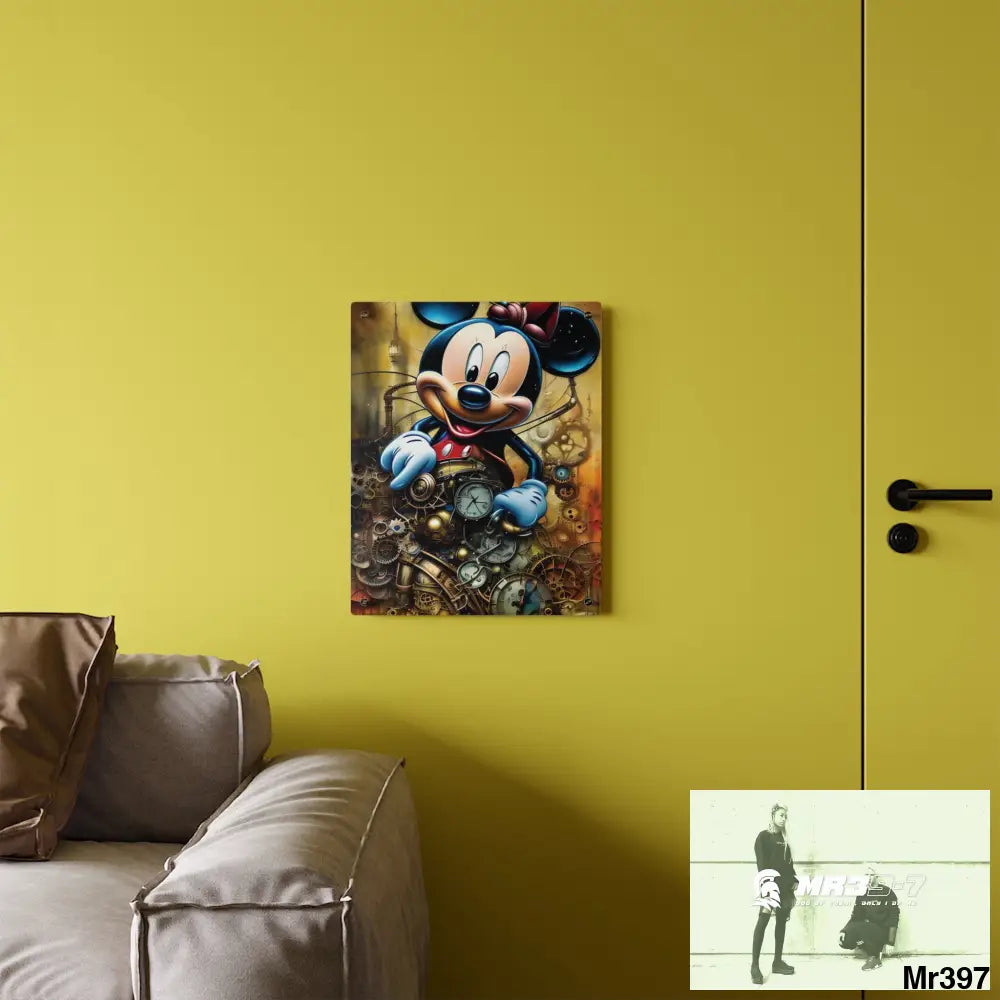 Super Resolution Micky Mouse Steampunk Graphic Wall Art Panels Home Decor
