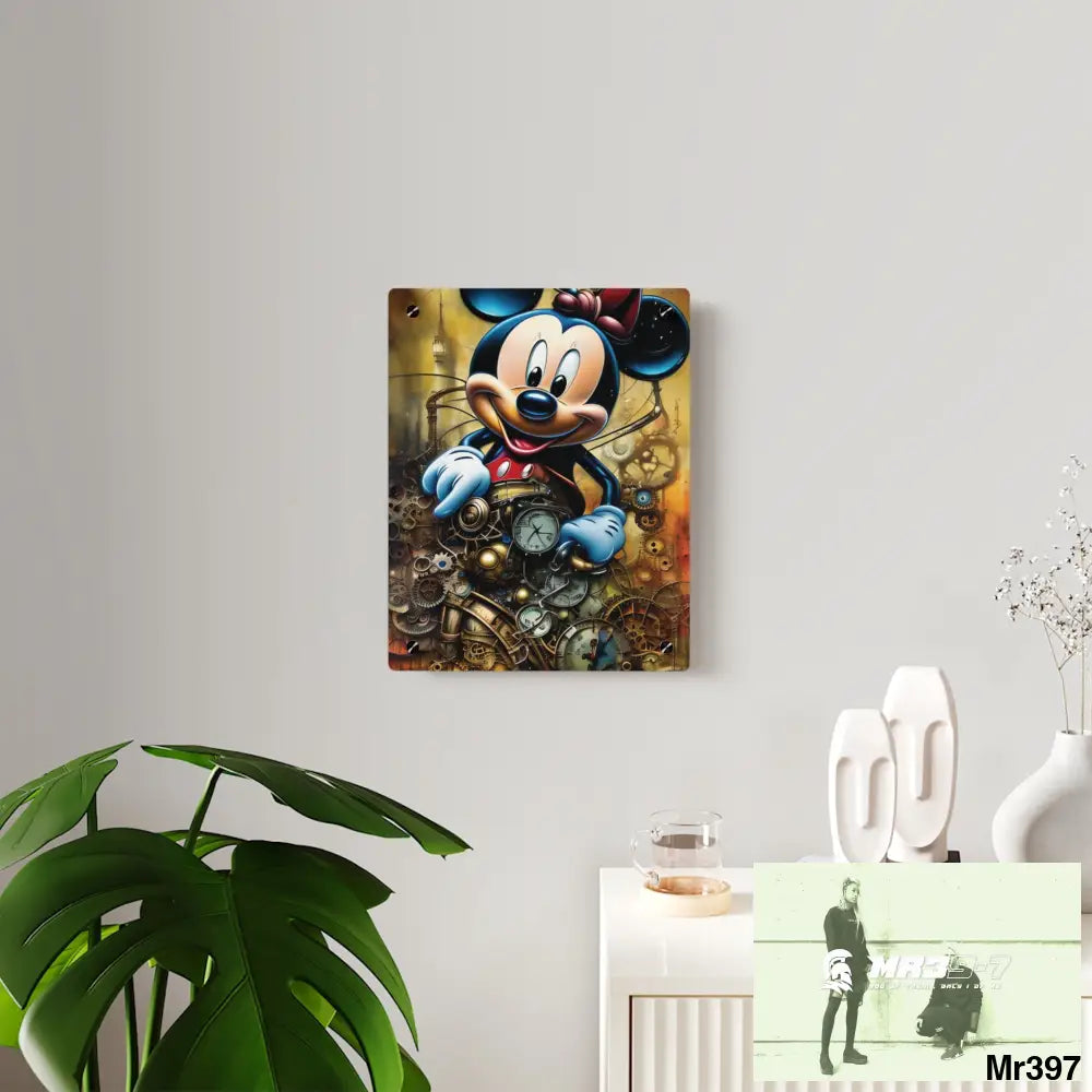Super Resolution Micky Mouse Steampunk Graphic Wall Art Panels Home Decor