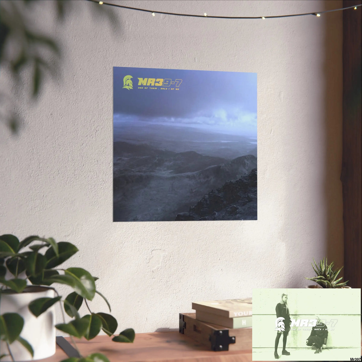 Taking the 2nd SAS link Mount Snowdon 20X on my Birthday Fine Art Posters Poster