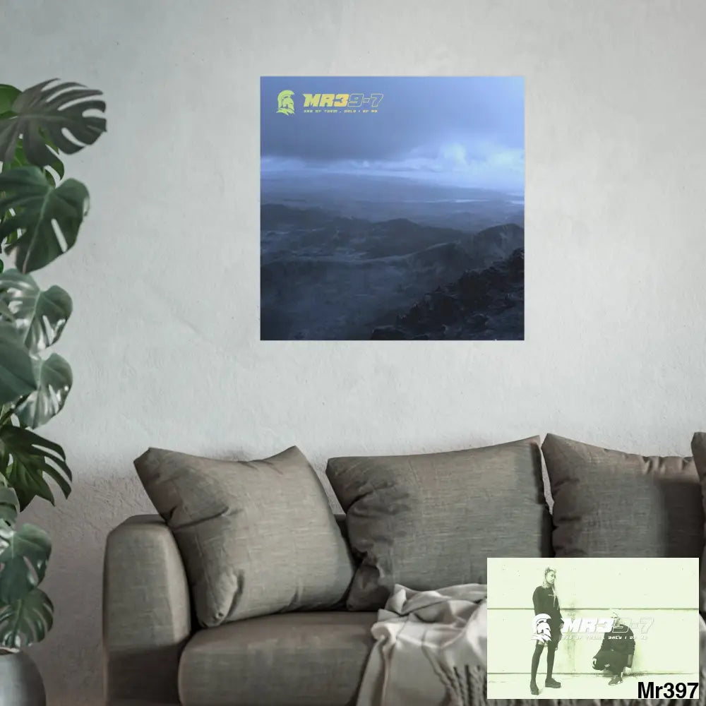 Taking the 2nd SAS link Mount Snowdon 20X on my Birthday Fine Art Posters Poster