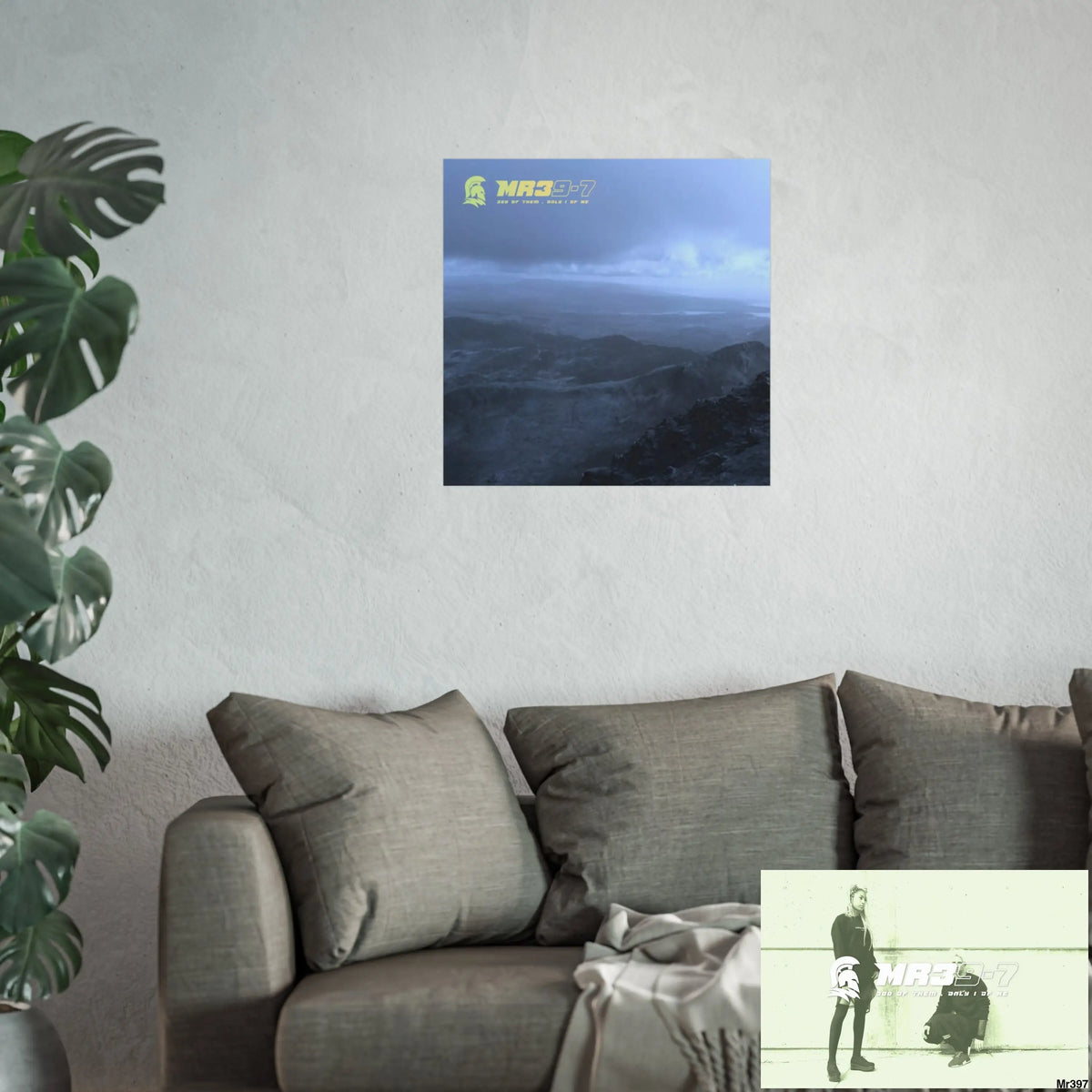 Taking the 2nd SAS link Mount Snowdon 20X on my Birthday Fine Art Posters Poster