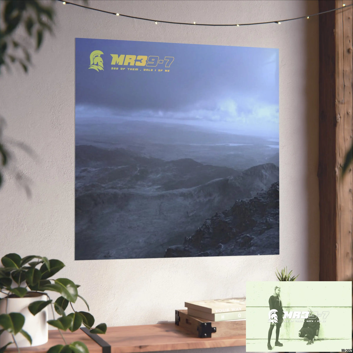 Taking the 2nd SAS link Mount Snowdon 20X on my Birthday Fine Art Posters Poster