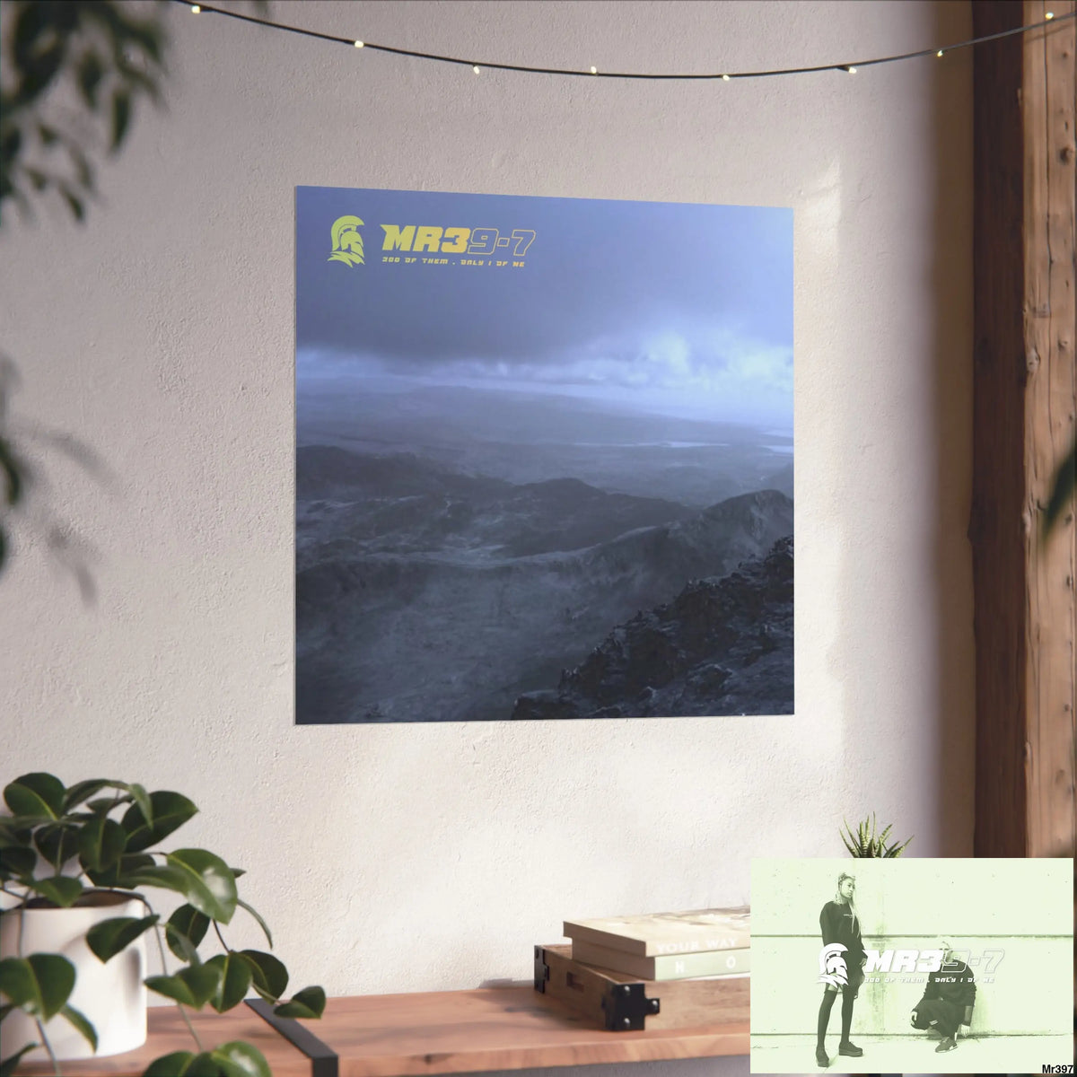 Taking the 2nd SAS link Mount Snowdon 20X on my Birthday Fine Art Posters Poster