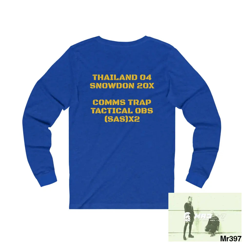 Thai-Wales link A1 Who Dares Wins Unisex Jersey Long Sleeve Tee Long-sleeve