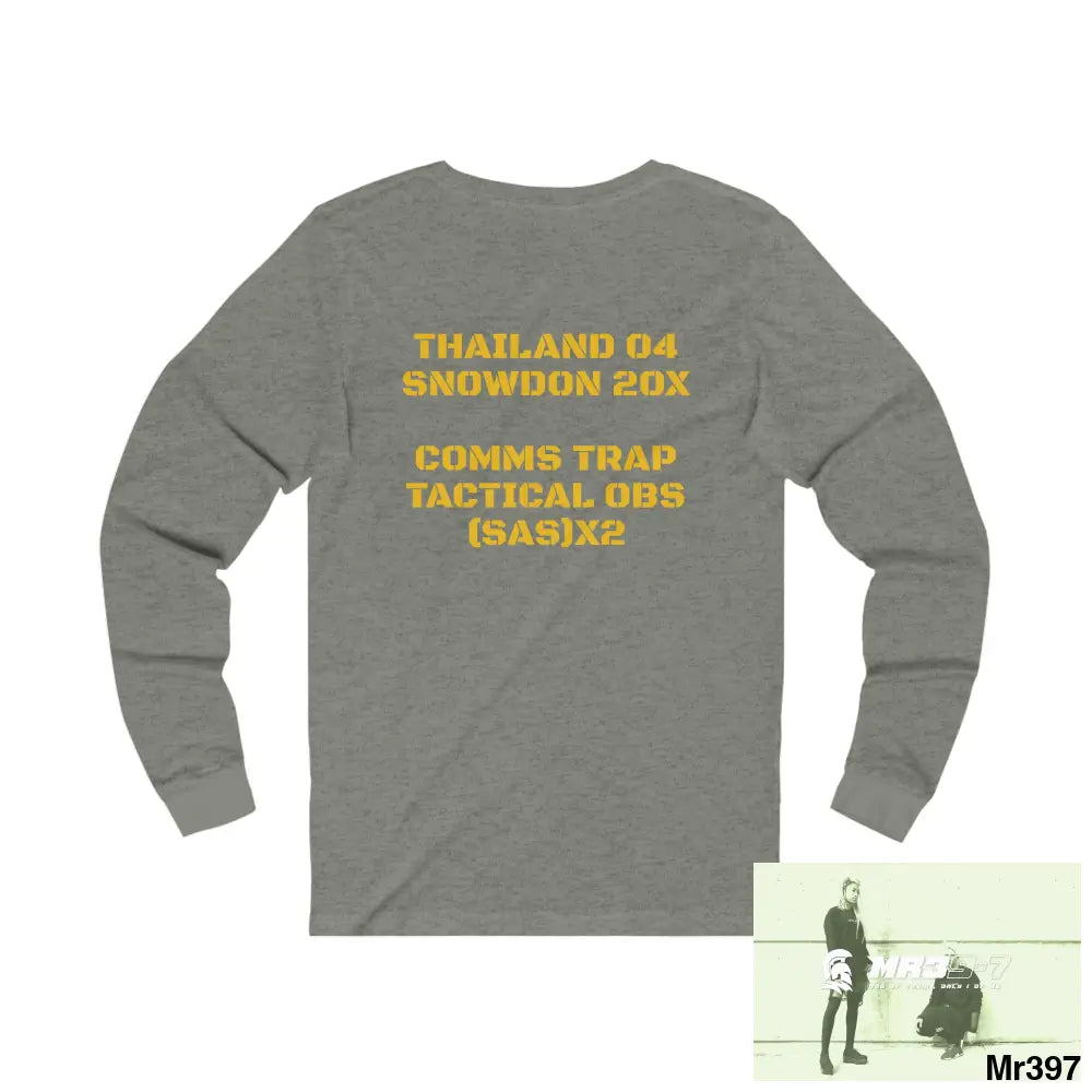 Thai-Wales link A1 Who Dares Wins Unisex Jersey Long Sleeve Tee Long-sleeve