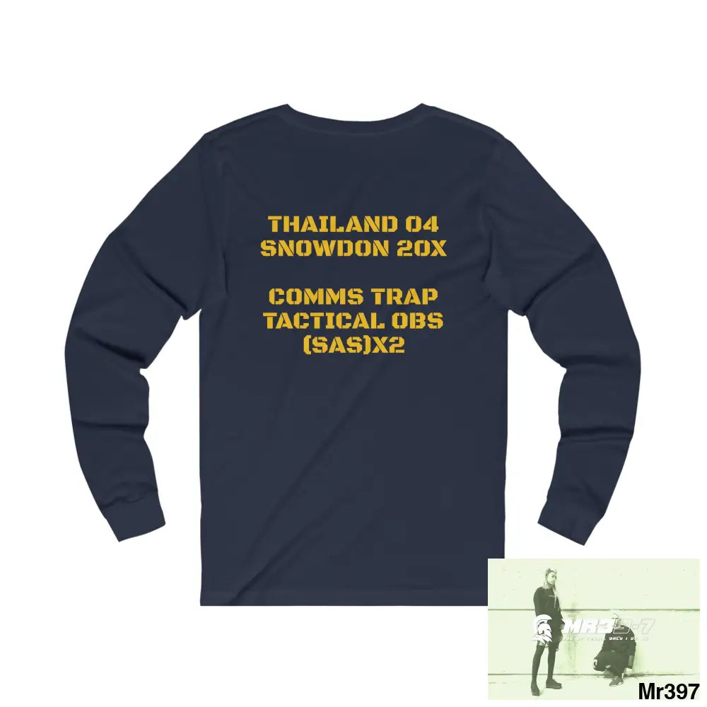 Thai-Wales link A1 Who Dares Wins Unisex Jersey Long Sleeve Tee Long-sleeve