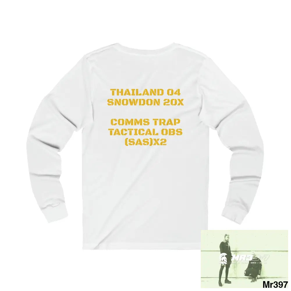 Thai-Wales link A1 Who Dares Wins Unisex Jersey Long Sleeve Tee Long-sleeve