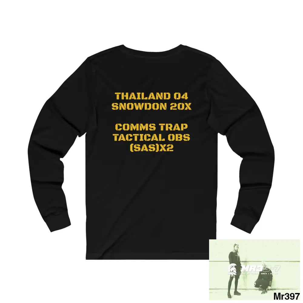 Thai-Wales link A1 Who Dares Wins Unisex Jersey Long Sleeve Tee Long-sleeve