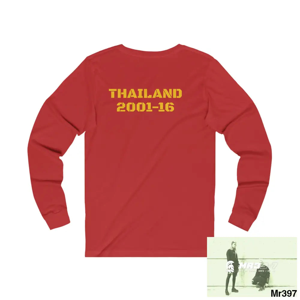 Thailand A1 Who Dares Wins Unisex Jersey Long Sleeve Tee Long-sleeve