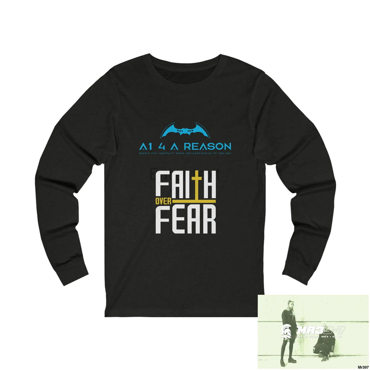 Thailand A1 Who Dares Wins Unisex Jersey Long Sleeve Tee M / Black Heather Long-sleeve